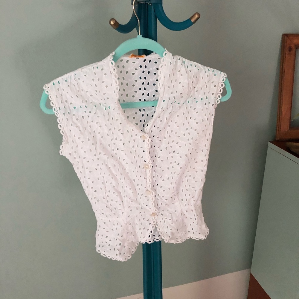 Vintage Eyelet Blouse